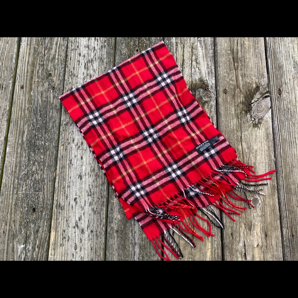 Burberry London Classic Check Cashmere Scarf